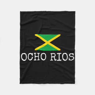 Ocho Rios Country Jamaica Family Trip Jamaicans Me Fleece Blanket