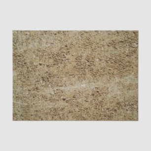 Ochre Brown Stone Rock Mineral Texture DIY Tissue Paper