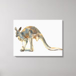 Ochre Dusted Canvas Print<br><div class="desc">Ochre Dusted  (Red Kangaroo)  2012  (watercolour and pigment on paper)  Adlington  Mark / Private Collection / Bridgeman Images</div>