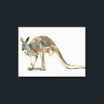 Ochre Dusted Canvas Print<br><div class="desc">Ochre Dusted (Red Kangaroo) 2012 (watercolour and pigment on paper) Adlington Mark / Private Collection / Bridgeman Images</div>