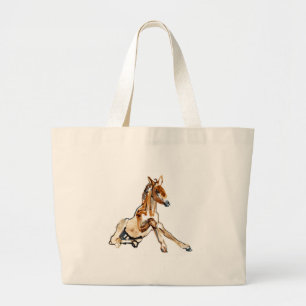 Ochre Foal Large Tote Bag