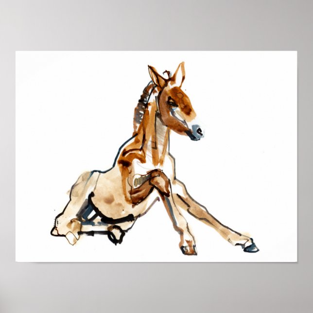 Ochre Foal Poster (Front)