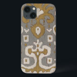 Ochre Ikat I iPhone 13 Case<br><div class="desc">Patterns</div>