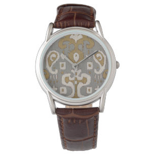 Ochre Ikat I Watch
