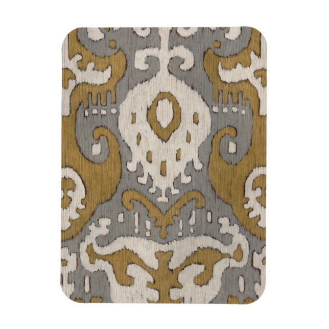 Ochre Ikat II Magnet (Vertical)