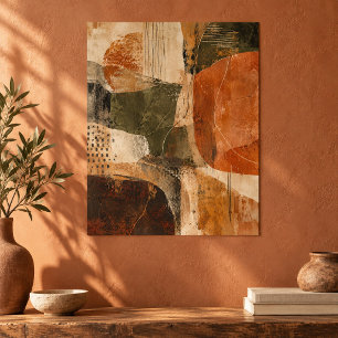Ochre Silt Sonata Art Print