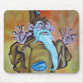 Ochre Wizard Oil Mouse Pad