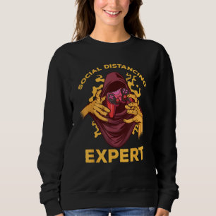 Ocial Distancing Gaming Expert Video Gamer Boys Ga Sweatshirt