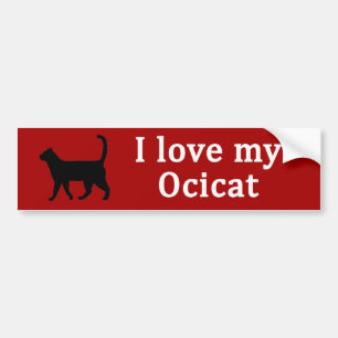 Ocicat Love Bumper Sticker