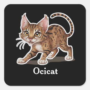 Ocicat Square Sticker