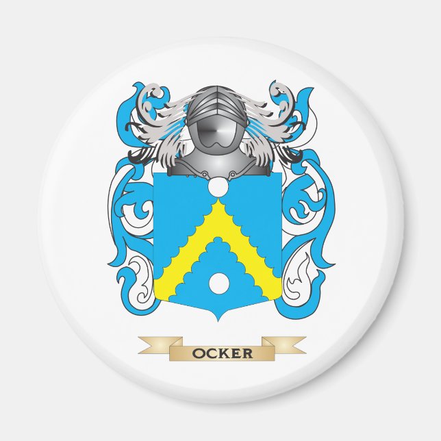 Ocker Coat of Arms (Family Crest) Magnet (Front)