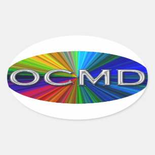 OCMD - Ocean City Maryland Oval Logo Sticker