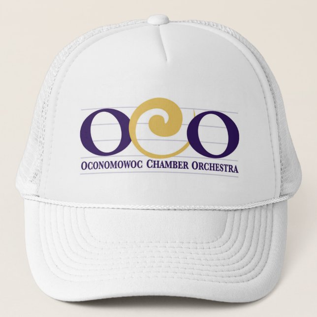 OCO Logo Hat - White - style 2 (Front)