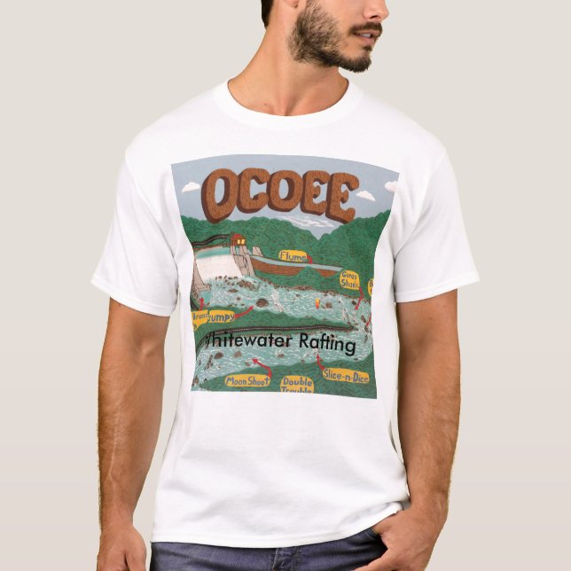 Ocoee  RiverWhitewater Rafting Whitewater Rafting T-Shirt (Front)