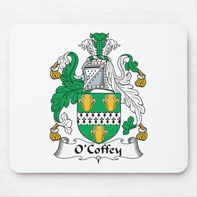 O'Coffey Family Crest Mouse Pad (Front)