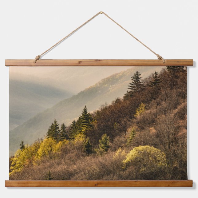 Oconaluftee Valley Overlook | North Carolina Hanging Tapestry (Front)