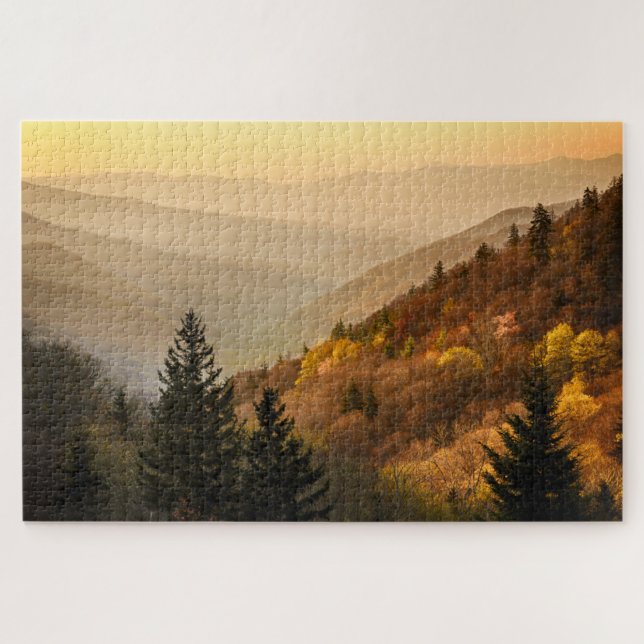 Oconaluftee Valley Overlook | North Carolina Jigsaw Puzzle (Horizontal)
