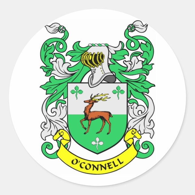 O'CONNELL Coat of Arms Classic Round Sticker (Front)