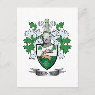 O'Connell Coat of Arms Postcard