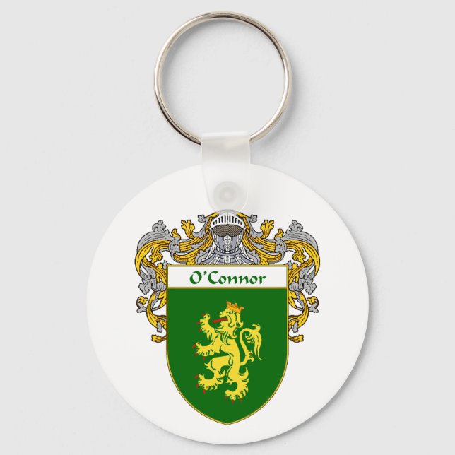 O'Connor Coat of Arms (Mantled) Key Ring (Front)