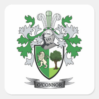 O'Connor Coat of Arms Square Sticker