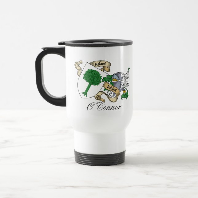 O'Connor Don Family Crest Travel Mug (Left)