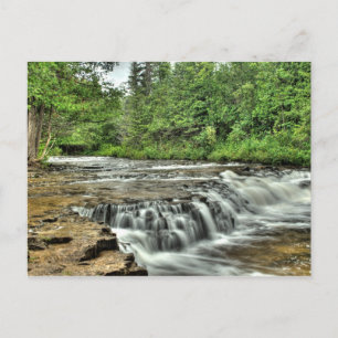Ocqueoc Falls, Michigan Postcard
