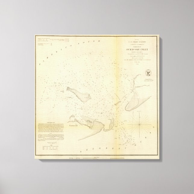 Ocracoke Inlet, NC Canvas Print (Front)