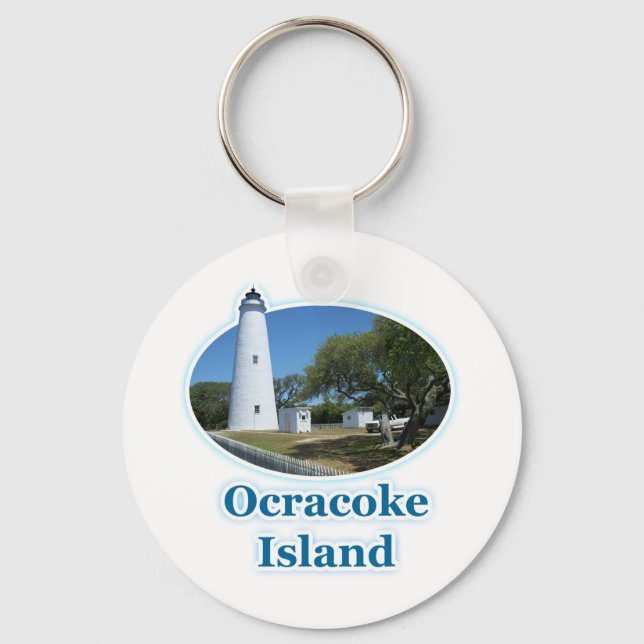 Ocracoke Island, North Carolina Key Ring (Front)