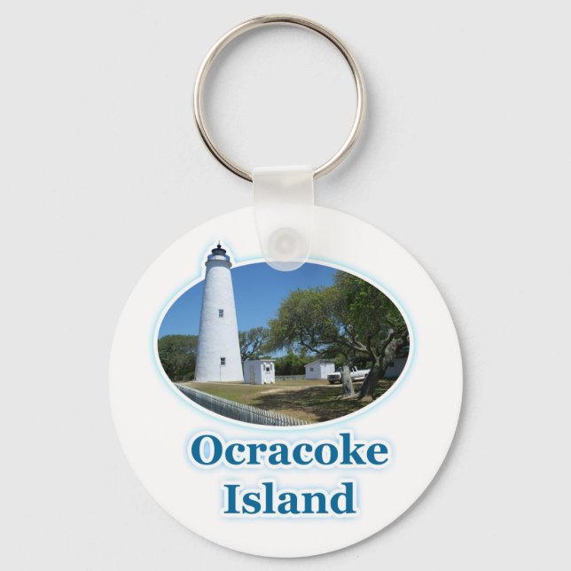 Ocracoke Island, North Carolina Key Ring (Front)