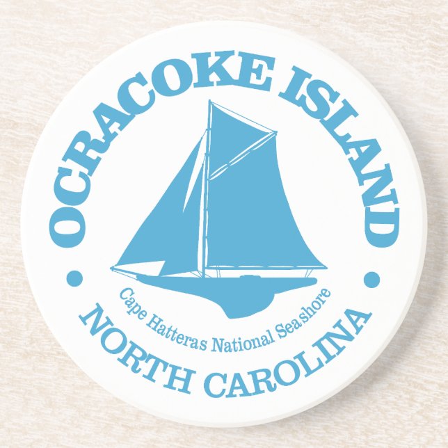 Ocracoke Island (sloop) Coaster (Front)