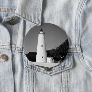 Ocracoke Lighthouse 10 Cm Round Badge