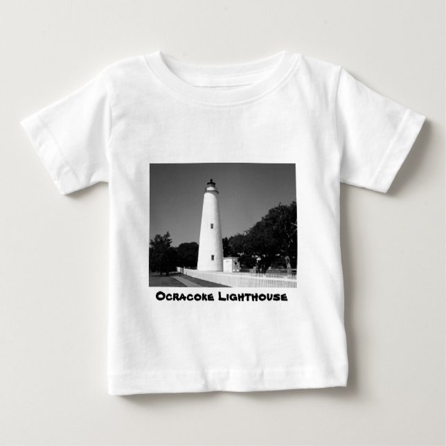 Ocracoke Lighthouse Baby T-Shirt (Front)