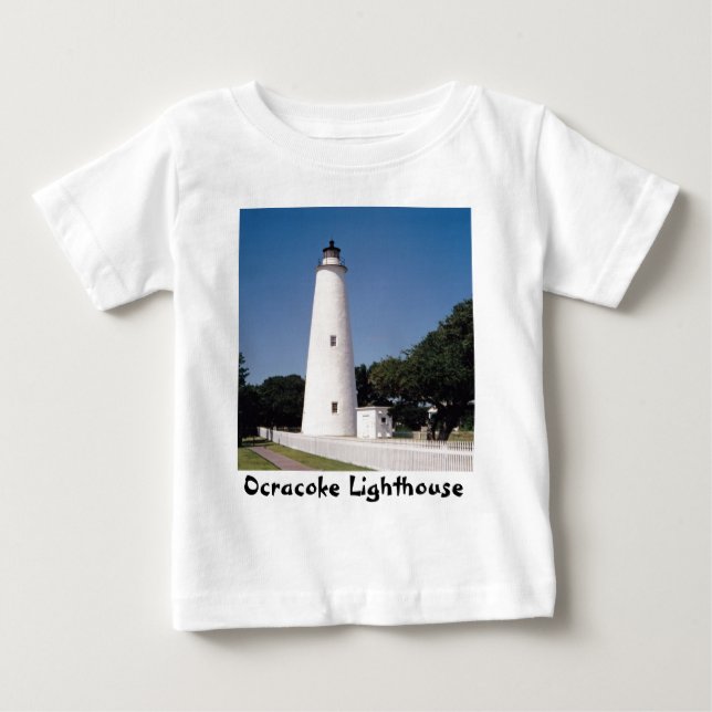 Ocracoke Lighthouse Baby T-Shirt (Front)