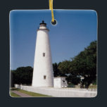 Ocracoke Lighthouse Ceramic Tree Decoration<br><div class="desc">Ocracoke Lighthouse</div>