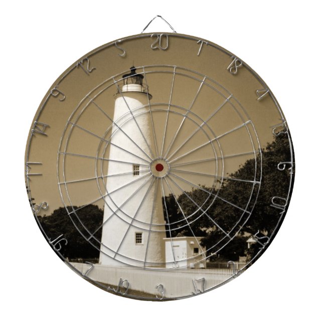 Ocracoke Lighthouse Dartboard (Front)