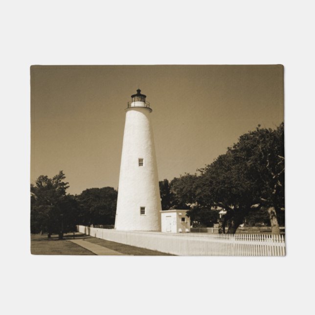 Ocracoke Lighthouse Doormat (Front)