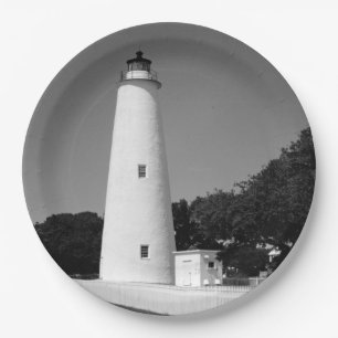 Ocracoke Lighthouse Paper Plate