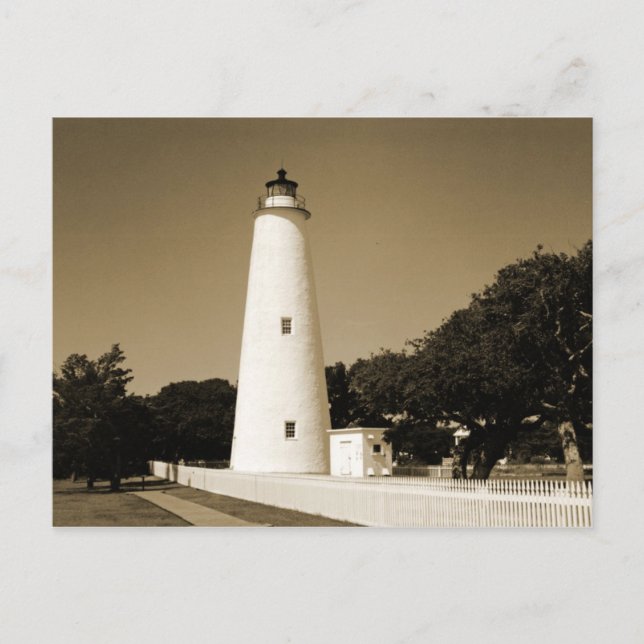 Ocracoke Lighthouse Postcard (Front)