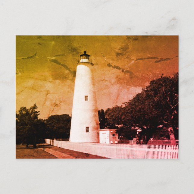 Ocracoke Lighthouse Postcard (Front)