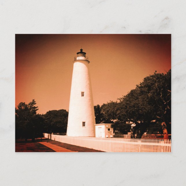 Ocracoke Lighthouse Postcard (Front)