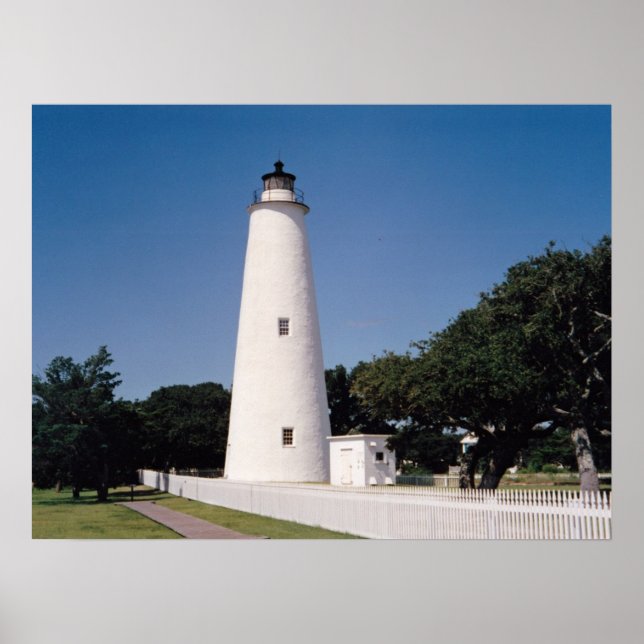 Ocracoke Lighthouse Poster (Front)