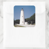 Ocracoke Lighthouse Square Sticker (Bag)