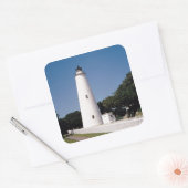 Ocracoke Lighthouse Square Sticker (Envelope)