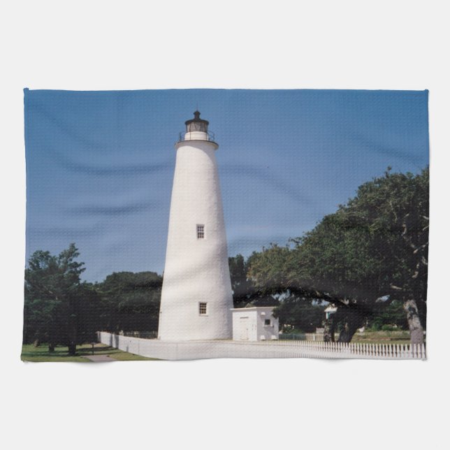 Ocracoke Lighthouse Tea Towel (Horizontal)