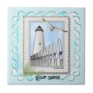 Ocracoke Lighthouse  Tile