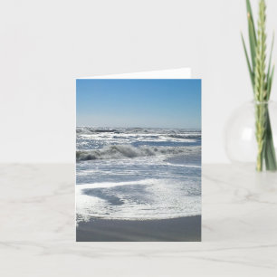 Ocracoke waves note card