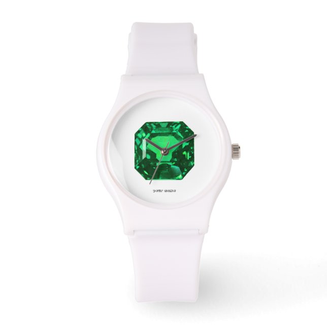 Octagon Emerald Watch (Front)