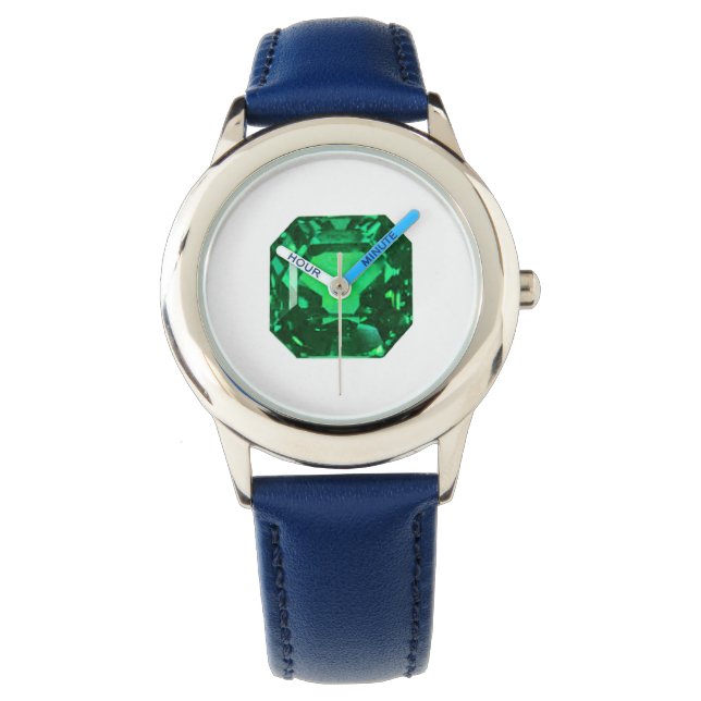 Octagon Emerald Watch (Front)