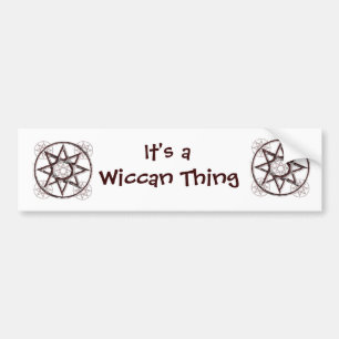 Octagram Bumper Sticker